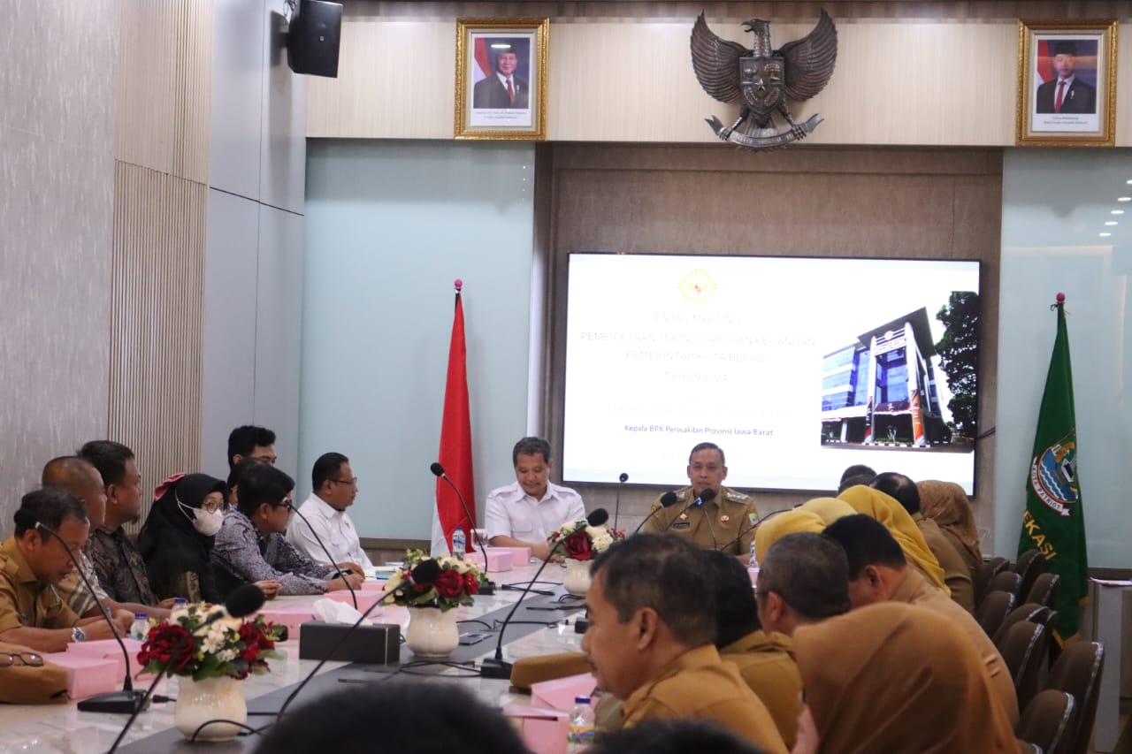 ENTRY MEETING BPK RI PERWAKILAN JAWA BARAT DALAM RANGKA PEMERIKSAAN TERINCI ATAS LAPORAN KEUANGAN PEMERINTAH DAERAH KOTA BEKASI TAHUN ANGGARAN 2024